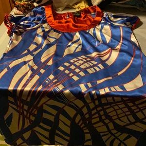 Cute red white and blue dress by bcbg maxazria